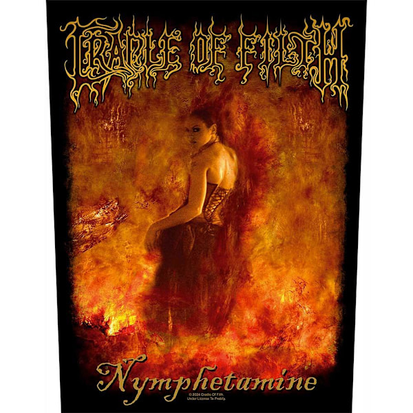 Cradle Of Filth Nymphetamine Patch One Size Svart/Orange Black/Orange One Size