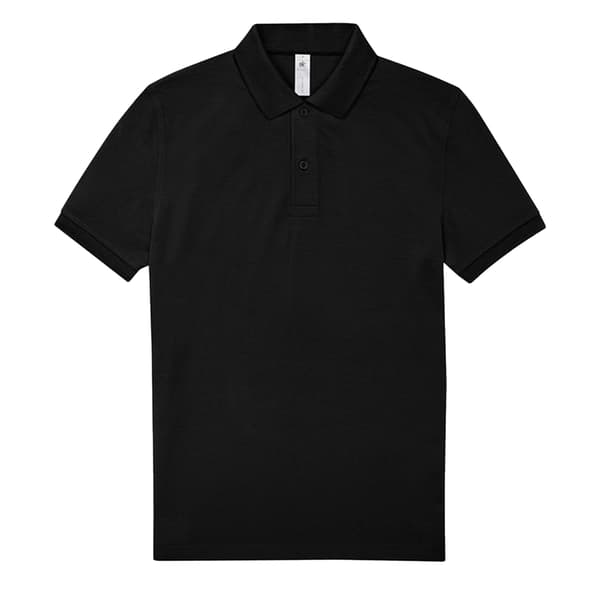 B&C Herr Polotröja L Mörkgrå Dark Grey L
