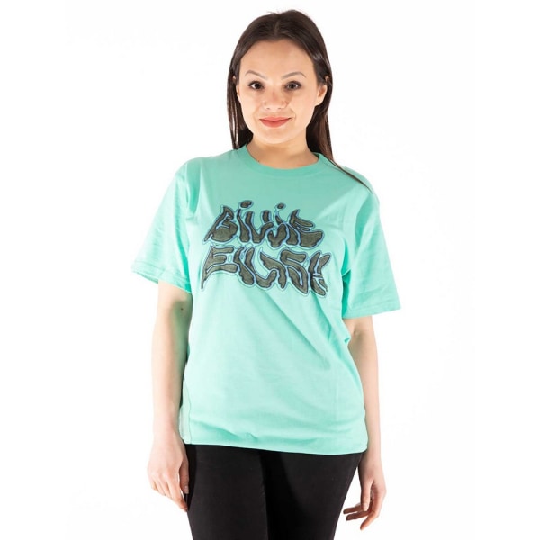 Billie Eilish Unisex Neon Logo T-Shirt XXL Blå Blue XXL