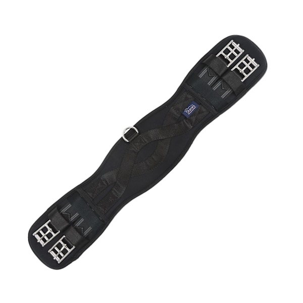 Shires Memory Foam Dressyrgjord för Häst 26 tum Svart Black 26in
