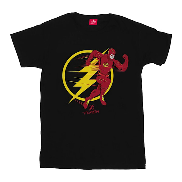 DC Comics Boys The Flash Running Emblem T-Shirt 9-11 år Svart Black 9-11 Years