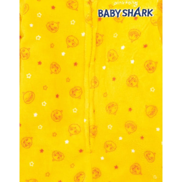 Baby Shark Barn/Barn 3D fenor sovdräkt 2-3 år Gul Yellow 2-3 Years