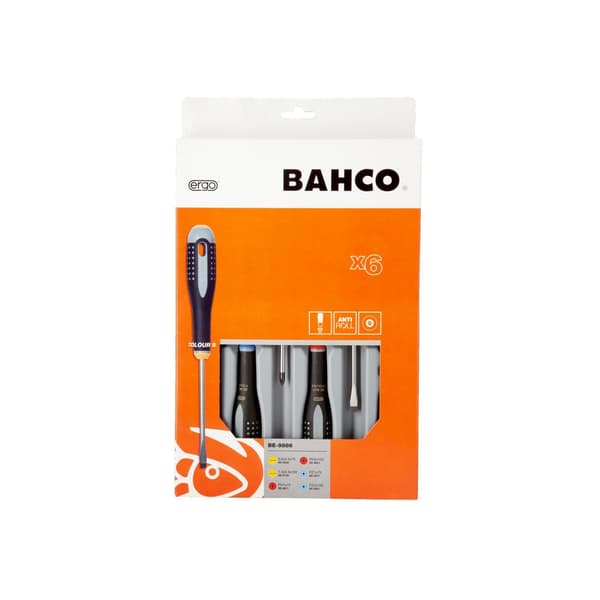 Bahco Be-9886 Ergo Skruvmejselset, 6 Delar One Size Multi Colo Multi Colour One Size