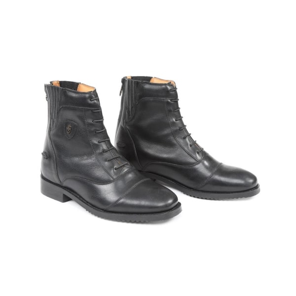 Moretta Dam/Dam Teresa Lace Läder Paddock Boots 4 UK Bl Black 4 UK