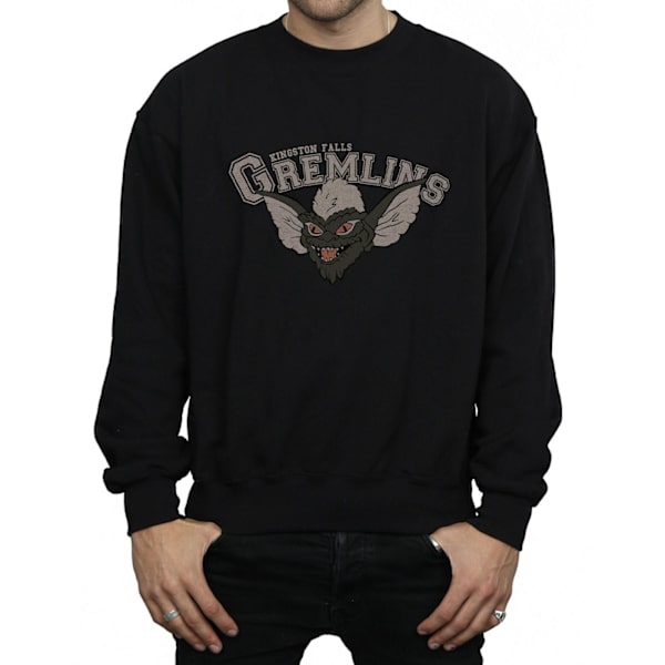 Gremlins Mens Kingston Falls Sport Sweatshirt XL Svart Black XL