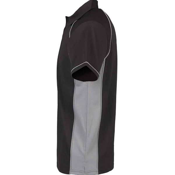 Finden And Hales Herr Performance Pikétröja med Kant 4XL Svart/Grå Black/Grey 4XL