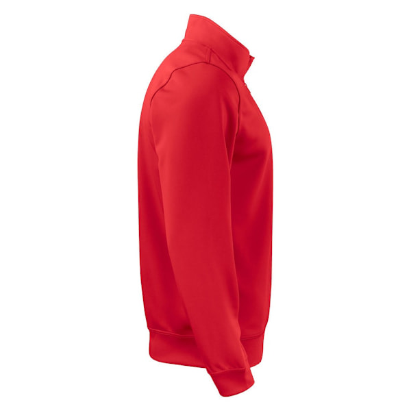 Clique Unisex Vuxen Basic Active Quarter Zip Sweatshirt 3XL Röd Red 3XL