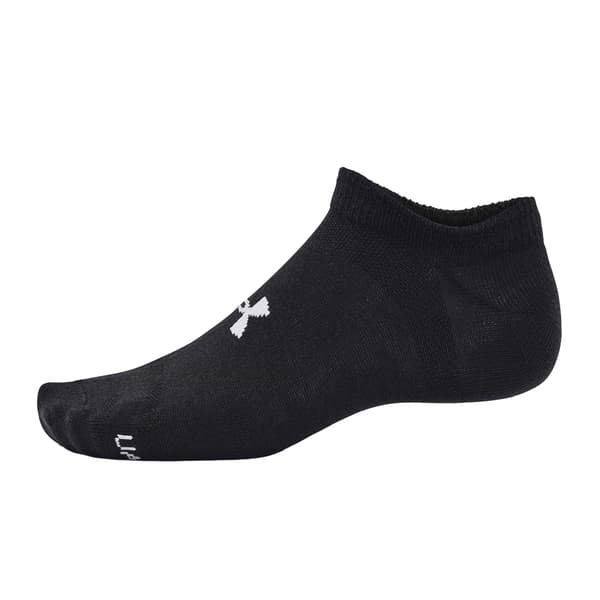 Under Armour Dam/Dam Essential No-Show Strumpor (6-pack) Black/White/Grey 6 UK
