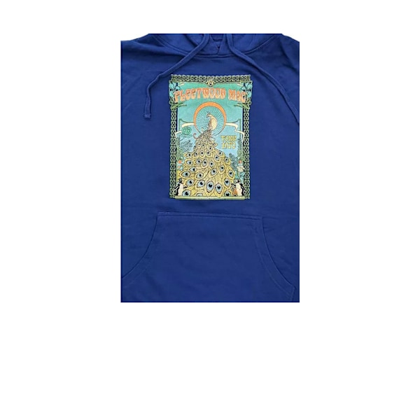 Fleetwood Mac Unisex Vuxen Påfågel Hoodie S Blå Blue S