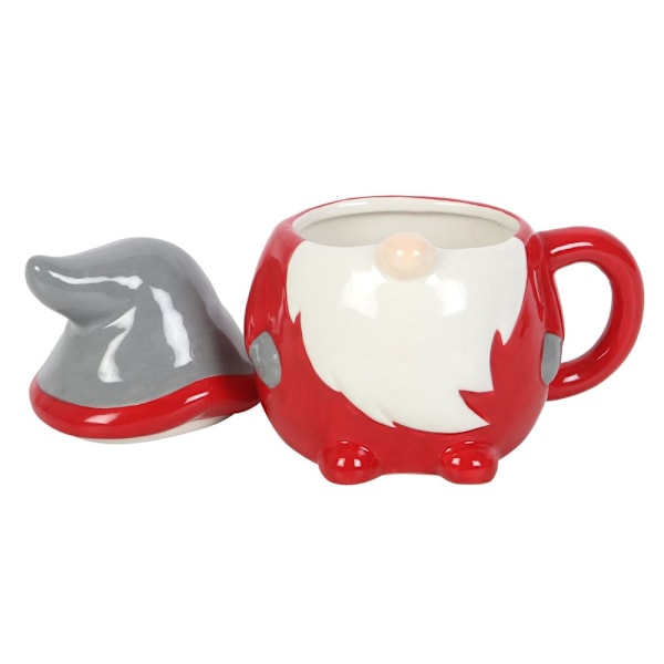 Something Different Gonk Lidded Christmas Mug One Size Röd/Grå Red/Grey One Size