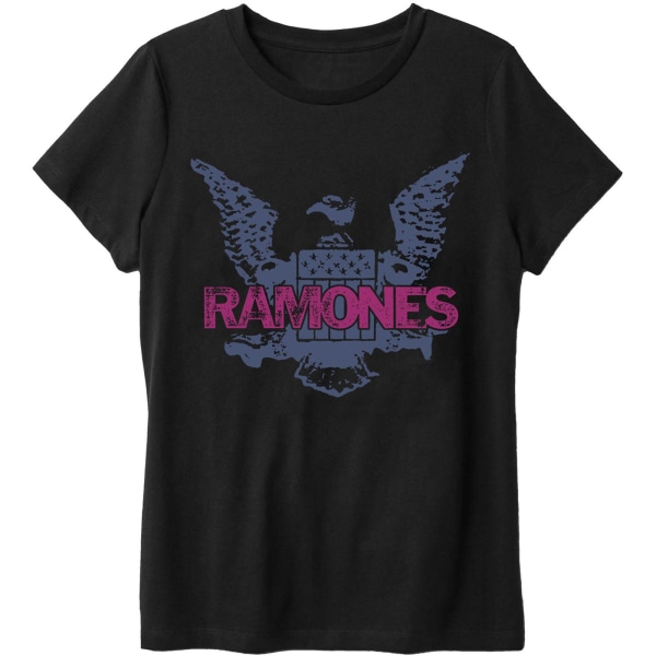 Ramones Unisex Adult Eagle T-shirt L Svart/lila Black/Purple L