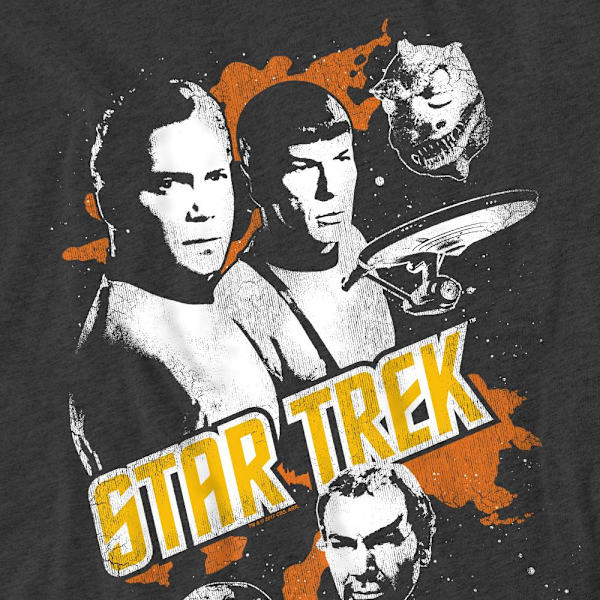 Star Trek Unisex Vuxen Good Vs Evil Grafisk T-shirt M Kolgrå Charcoal M