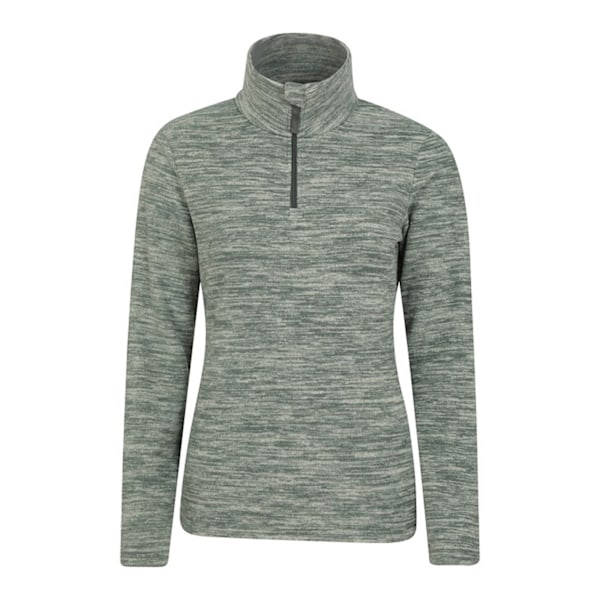 Mountain Warehouse Dam/Kvinnor Snowdon Melange Fleece Tröja Storlek 12 Khaki 12 UK