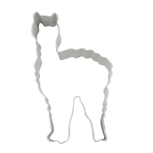 Anniversary House Lama Poly-Resin Coated Cookie Cutter One Siz White One Size