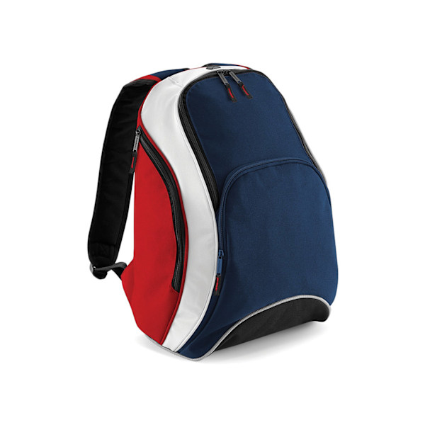 Bagbase Teamwear Ryggsäck One Size French Navy/Classic Red/Whit French Navy/Classic Red/White One Size