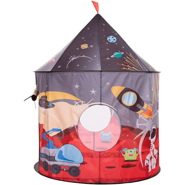Trespass Barnlek/Barn Chateau Lekstuga Med Packaway Väska En Space Print One Size