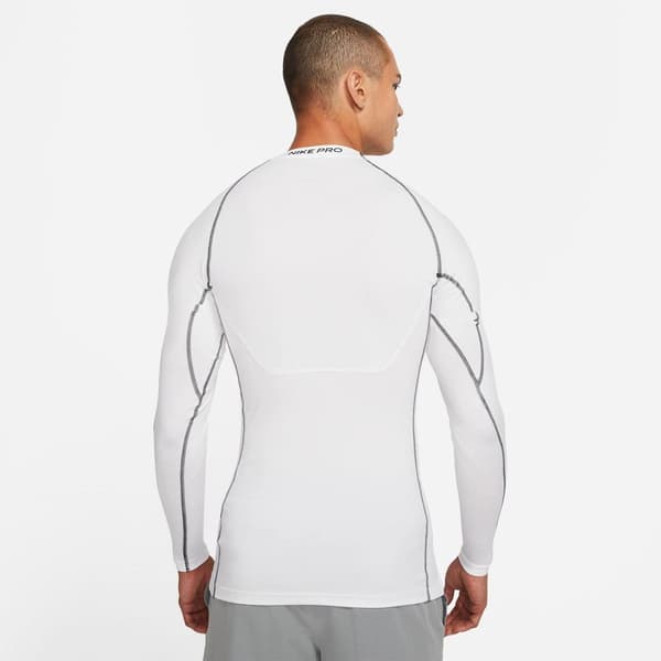 Nike Herr Pro Core Långärmad T-shirt XL Vit White XL