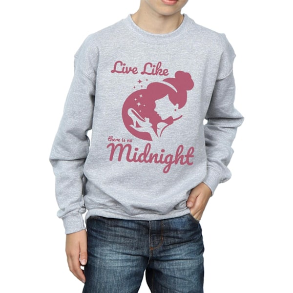 Disney Princess Boys Cinderella No Midnight Sweatshirt 5-6 år Sports Grey 5-6 Years