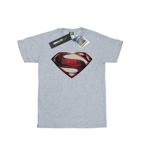 Superman Herrlogotyp Bomull T-shirt 3XL Sports Grey Sports Grey 3XL