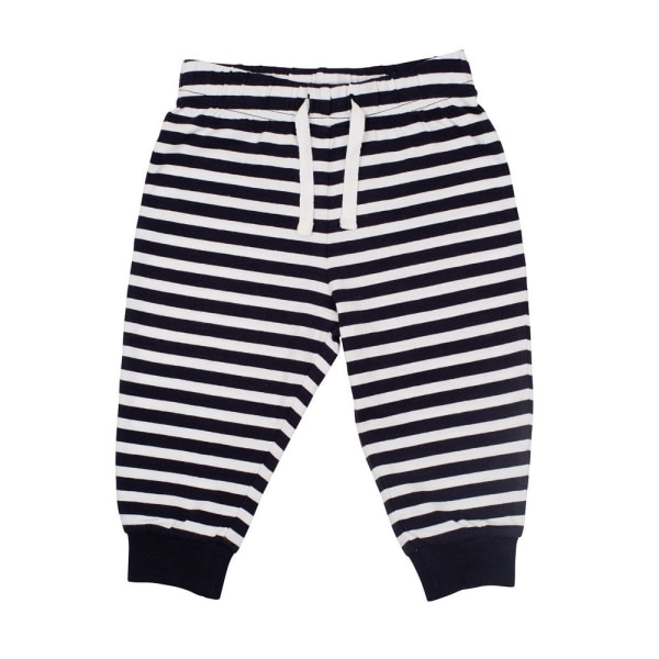Larkwood Baby Striped Lounge Pants 12-18 månader Marinblå/Vit Navy/White 12-18 Months