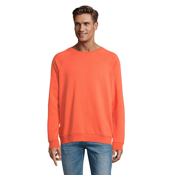 SOLS Unisex Adult Space Organic Raglan Sweatshirt XXL Bränd Orange Burnt Orange XXL