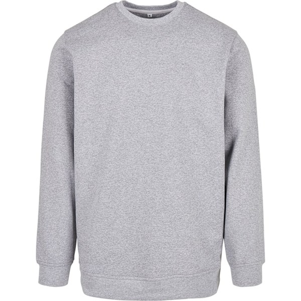 Bygg ditt varumärke Herr Basic Crew Neck Sweatshirt M Heather Grey Heather Grey M