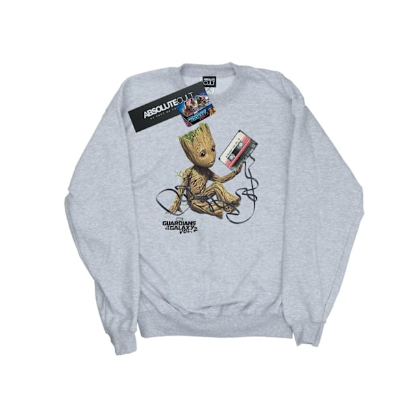 Marvel Herr Guardians Of The Galaxy Groot Tape Sweatshirt 3XL S Sports Grey 3XL