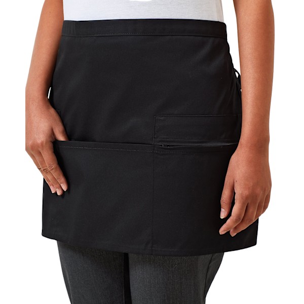 Premier Unisex Vuxen Fickförkläde Midja En Storlek Svart Black One Size
