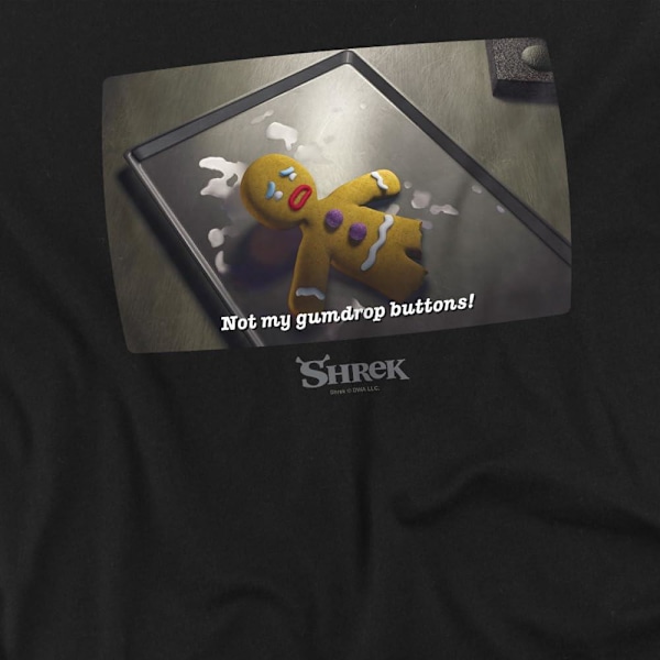 Shrek Herr Gumdrop Buttons Meme T-Shirt XL Svart Black XL