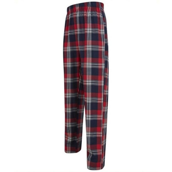 SF Herr Tartan Pyjamas Set XL Röd/Navy Red/Navy XL