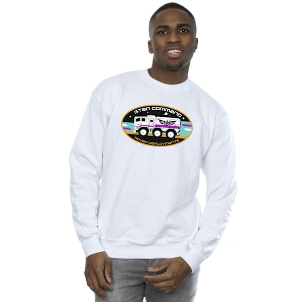 Disney Mens Lightyear Rover Deployment Sweatshirt L Vit White L