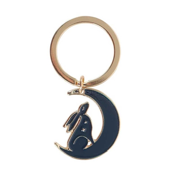Something Different Midnight Hare Nyckelring Storlek: One Size Blå/Guld Blue/Gold One Size