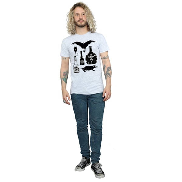 Fantastiska vidunder Mäns Plain Icons T-shirt 3XL Sports Grey Sports Grey 3XL
