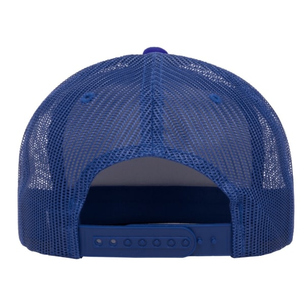 Flexfit By Yupoong Foam Trucker Cap med vit front One Size R Royal/White/Royal One Size