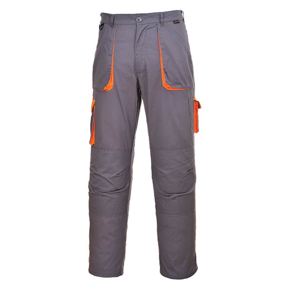 Portwest Texo Contrast Arbetsbyxor Herr XS R Grå Grey XS R
