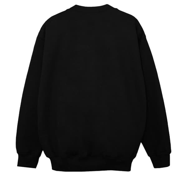 Disney Herr Mickey Mouse Swirl Loga Sweatshirt M Svart Black M