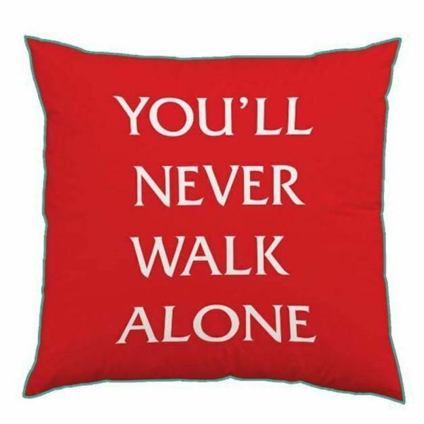 Liverpool FC YNWA Crest Square Cushion One Size Röd Red One Size