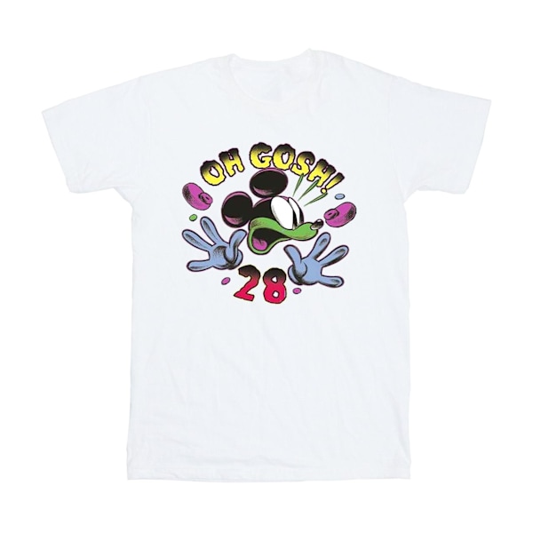 Disney Boys Mickey Mouse Oh Gosh Pop Art T-shirt 5-6 år Vit White 5-6 Years