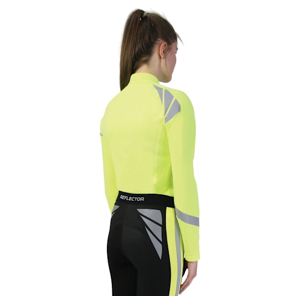 HyVIZ Barn/Barn Reflective Base Layer Top 7-8 År Gul Yellow 7-8 Years