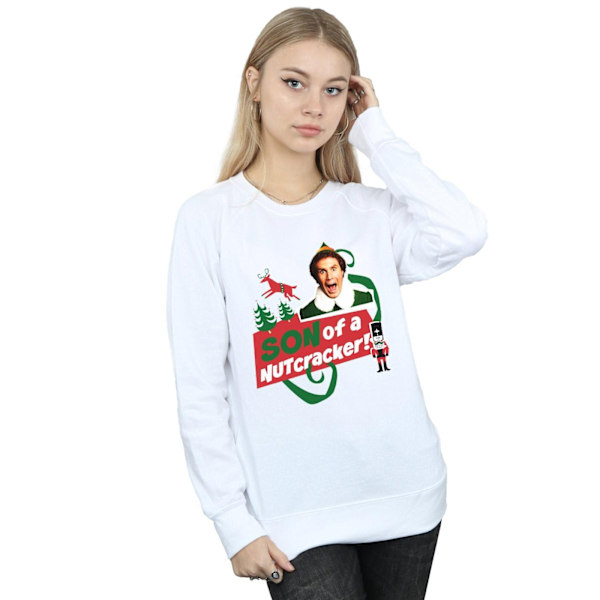 Elf Dam/Damer Son Of A Nutcracker Sweatshirt M Vit White M