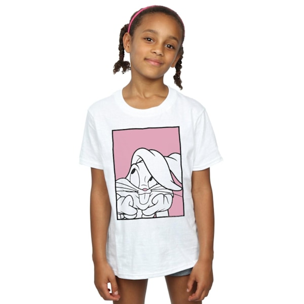 Looney Tunes Girls Bugs Bunny Adore Bomull T-shirt 7-8 år Vit White 7-8 Years