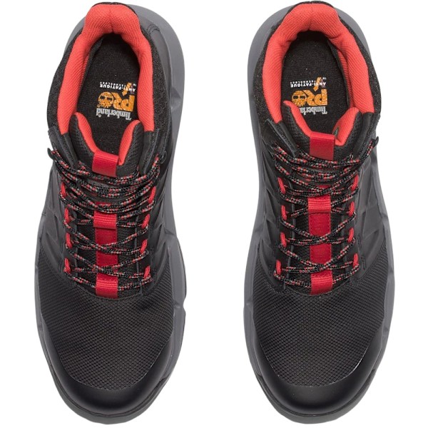 Timberland Pro Morphix Säkerhetskängor 9 UK Svart/Röd Black/Red 9 UK