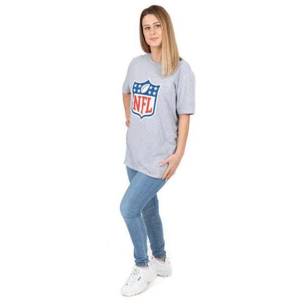 NFL Dam/Dam Shield T-shirt S Grå/Blå/Röd Grey/Blue/Red S