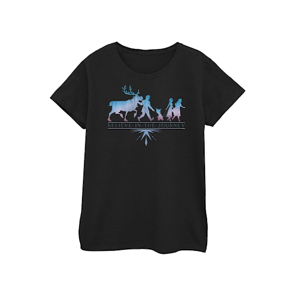 Disney Dam/Kvinnor Frozen 2 Believe In The Journey Silhouette Black M
