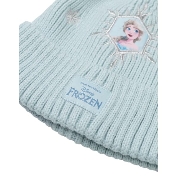 Frost Flickor Elsa Mössa & Handskar Set En Storlek Blå Blue One Size