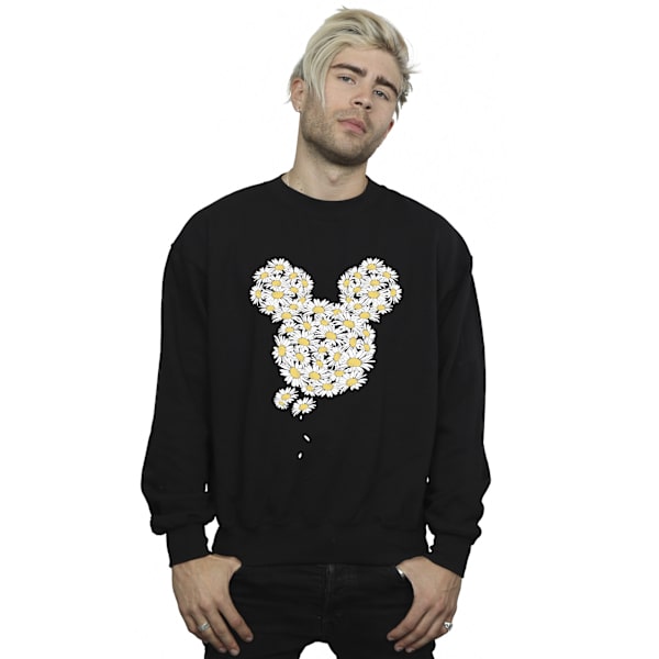 Mickey Mouse Herr Kamomill Huvud Tröja XXL Svart Black XXL