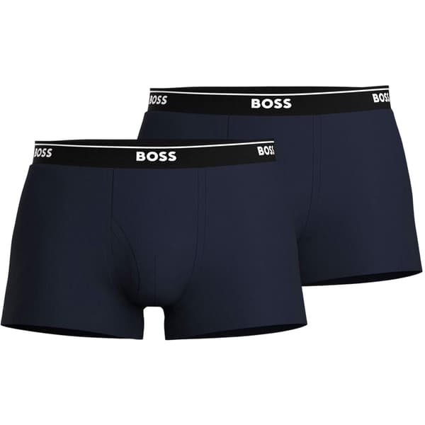 Boss Herr Logo Boxershorts (2-pack) 4XL Marinblå Navy 4XL