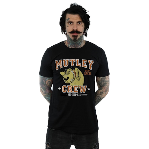 Wacky Races Herr Mutley Crew T-shirt 3XL Svart Black 3XL
