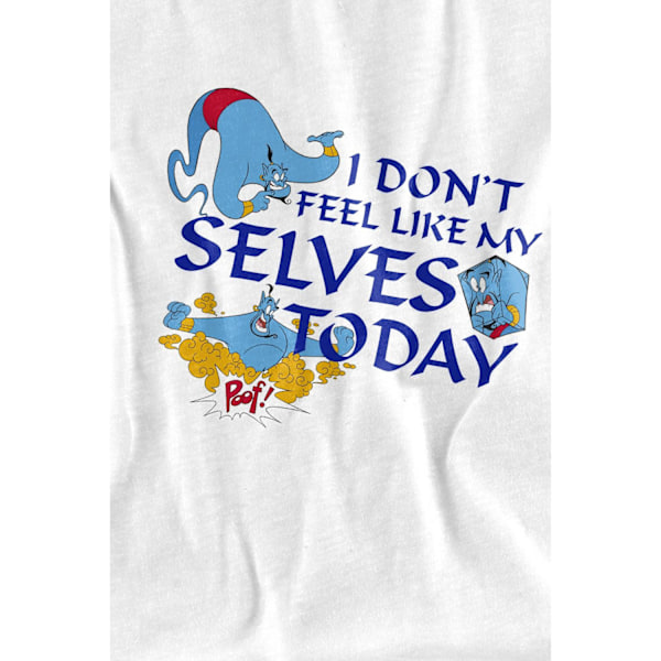 Aladdin Barn/Kids Jag Känner Mig Inte Som Mig Själv Idag T-Shirt White 7-8 Years