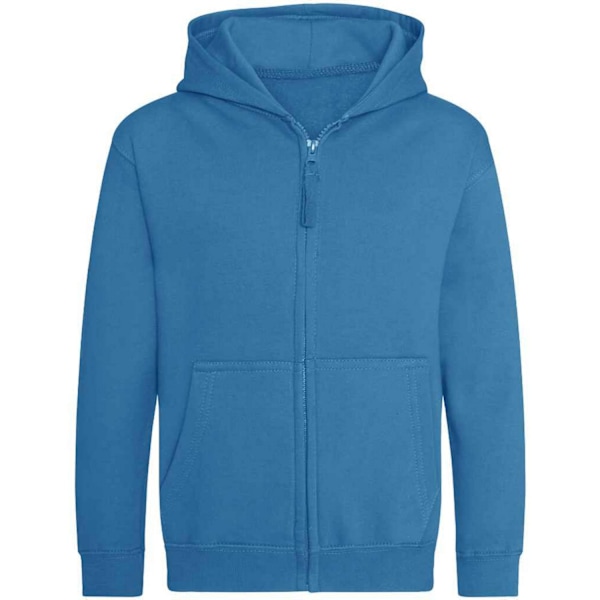 AWDis Cool Barn/Barn Zoodie Full Zip Hoodie 12-13 År Sa Sapphire Blue 12-13 Years